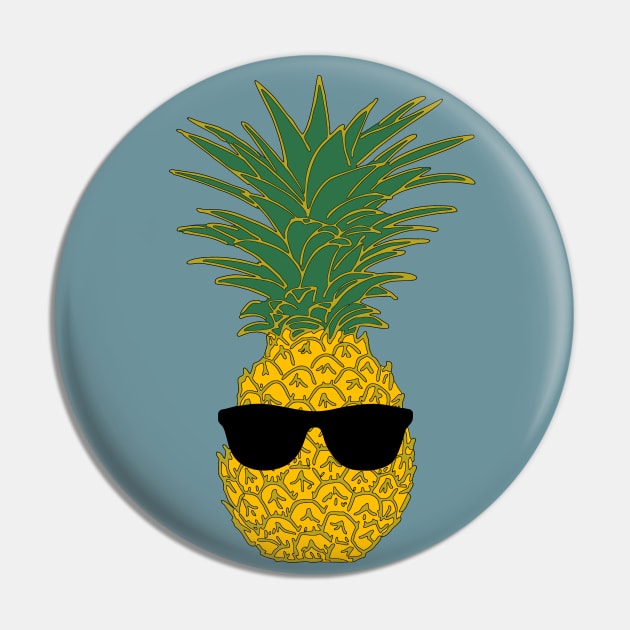 Cool Pineapple Pin by SandraKC