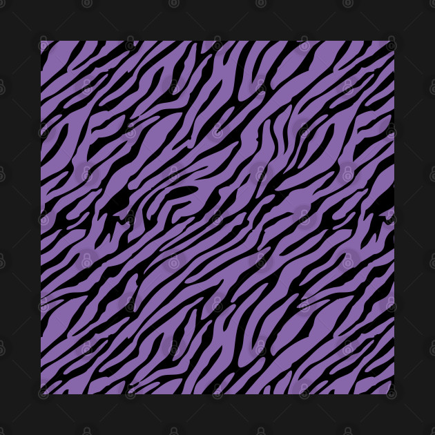 Discover purple tiger stripe pattern - Tiger Print - T-Shirt