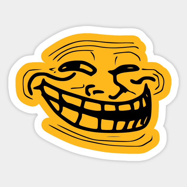 Troll Face Meme Decal Sticker 