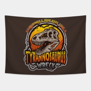 Tyrannosaurus Wreck Tapestry