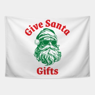 Give Santa Gifts Tapestry