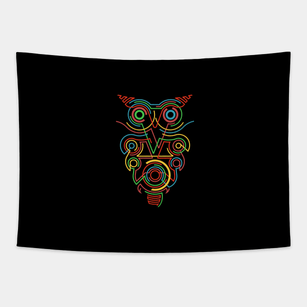 owl Tapestry by gazonula