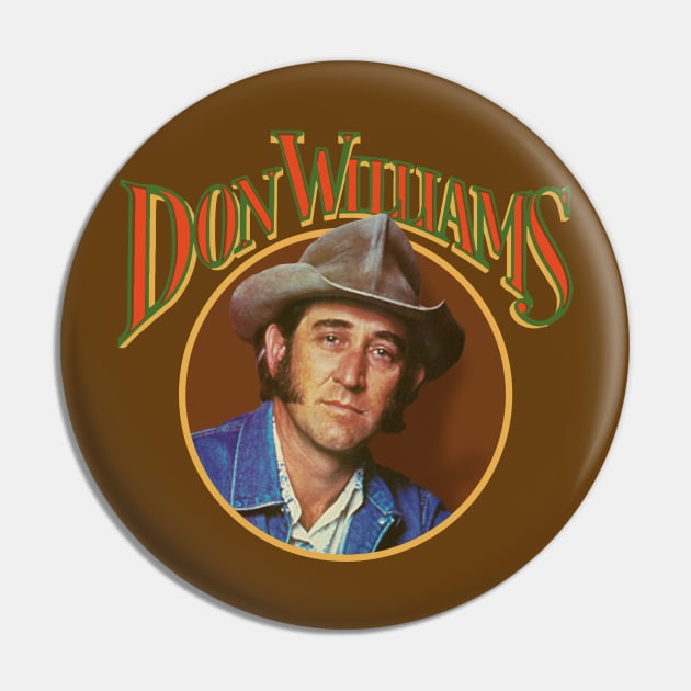 Don Williams ))(( Classic Country Icon Tribute Pin by darklordpug