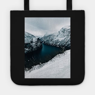 Geiranger Fjord in Norway on Moody Winter Day Tote