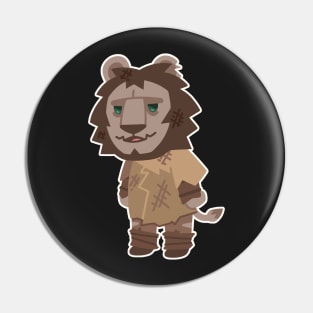 Robin - Lion Portrait Pin