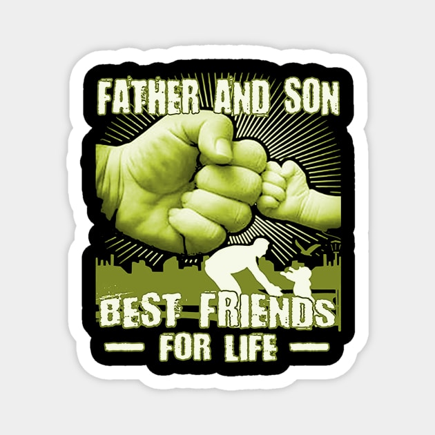 Father and son best friends for life Magnet by vnsharetech