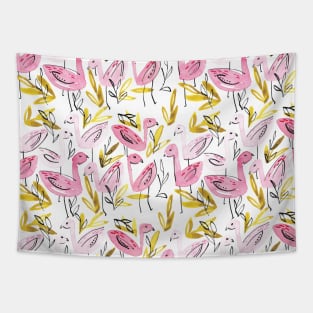 Pink Flamingo Tapestry