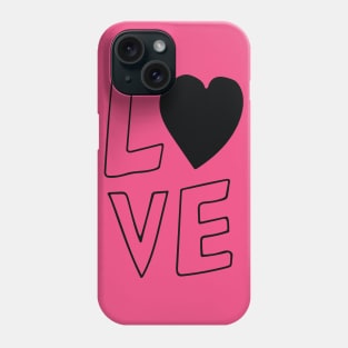 Love Heart Design Phone Case