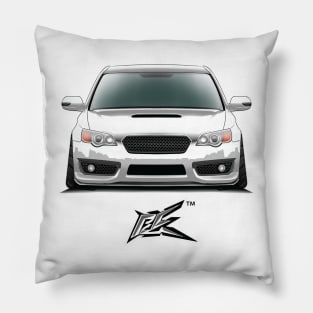 subaru legacy b4 white Pillow