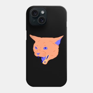 Vaporwave Cat - Sunset Phone Case