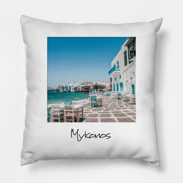 Mykonos Pillow by greekcorner