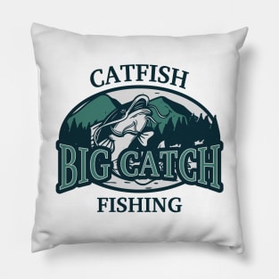 Catfish fishing Pillow