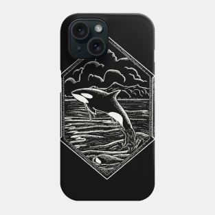 Save the orcas whale Phone Case