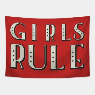 Girls Rule Tapestry