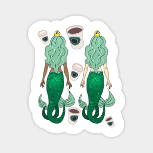 Star Butts Mermaids Coffee Magnet