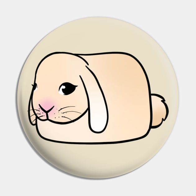 Cute bunny rabbit loaf Pin by X-TrashPanda