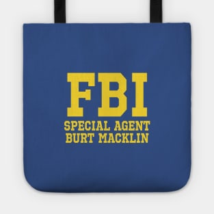 Special Agent Burt Macklin FBI Tote