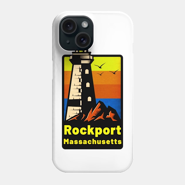 Rockport Massachusetts Lighthouse Phone Case by TravelTime