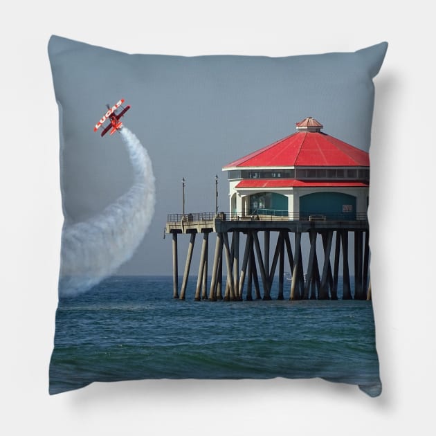 Pitts Stop At The Diner Pillow by AH64D