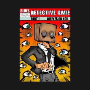 Detective Kwiz Comic book cover T-Shirt