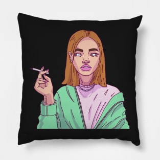 City Nights Sticker Pillow