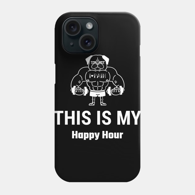 This is My Happy Hour Phone Case by Ognisty Apparel