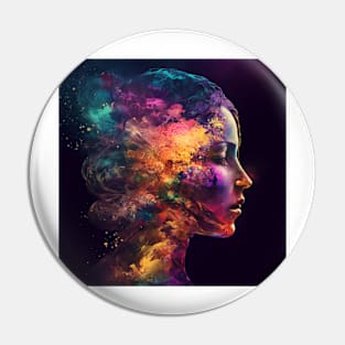 Living Life in Colour Series - Faded Lady Pin