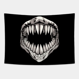 Great White Shark Teeth Tapestry