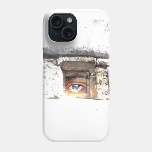 Big Brother is watching you Phone Case by stevepaint