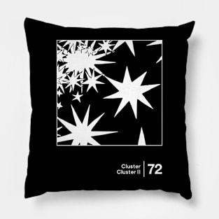 Cluster ii - Original Minimal Style Graphic Artwork Design Pillow