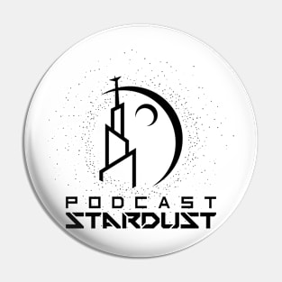 Podcast Stardust Black Stardust Logo Pin