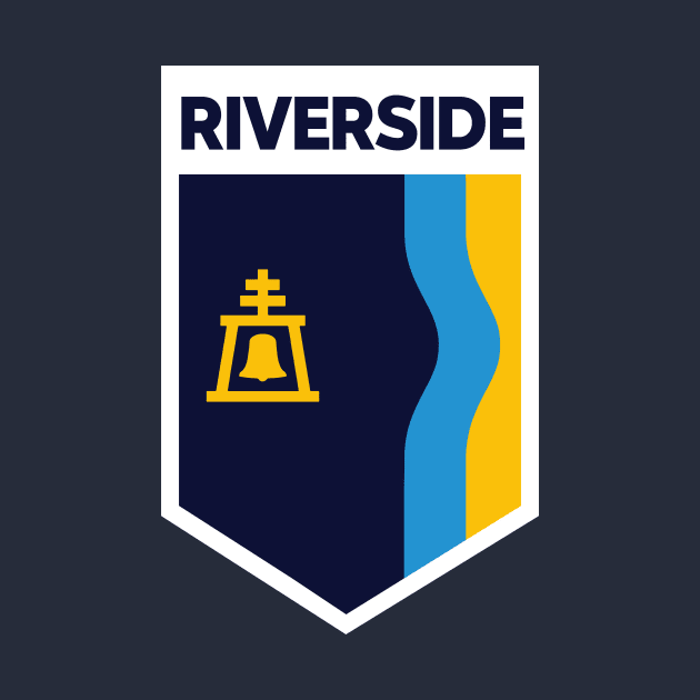 Riverside, California City Flag Emblem by SLAG_Creative