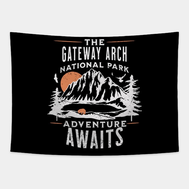 Gateway Arch National Park Tapestry by Alien Bee Outdoors