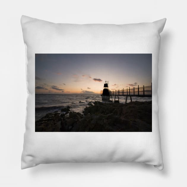 Portishead Lighthouse Pillow by Nigdaw