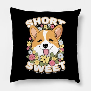 Short and Sweet (dark) Pillow