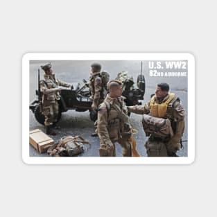 U.S. WW2 82nd Airborne on the Runway Magnet