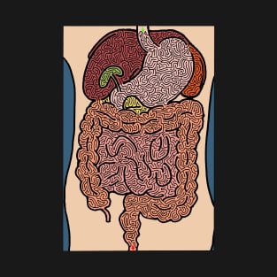 Digestive System Maze T-Shirt