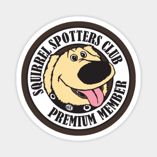 Squirrel Spotters Club Magnet
