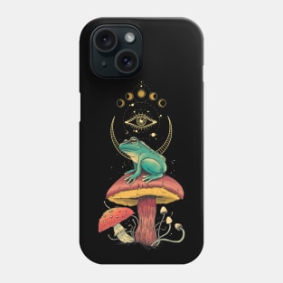 Frog Mushroom Cottagecore Aesthetic Phone Case