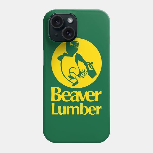 Beaver Lumber Phone Case by Radian's Art