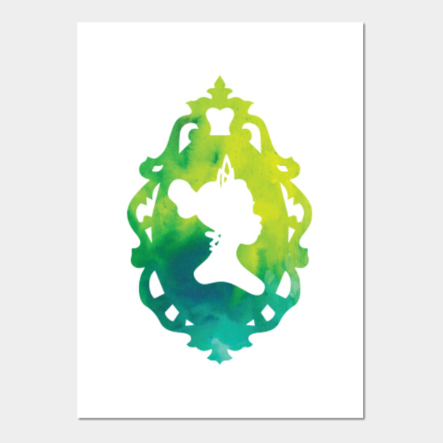 Tiana Silhouette Frame Tiana Poster Und Kunst Teepublic De