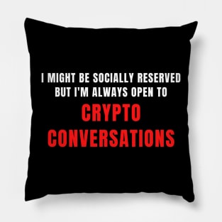 Crypto Conversations Pillow