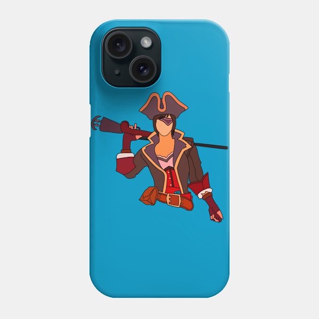 Pirate girl Phone Case by M_Mary