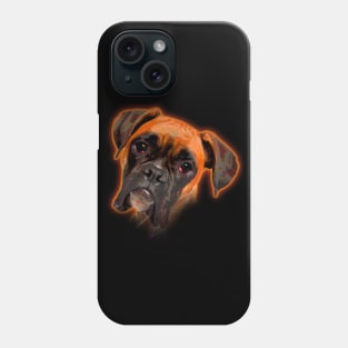 'Boxer Neon Dog' Bright Neon Pet Dog Gift Phone Case