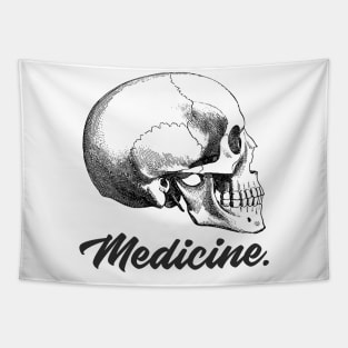 Medicine Anatomy Skull - Medical Student in Medschool Tapestry