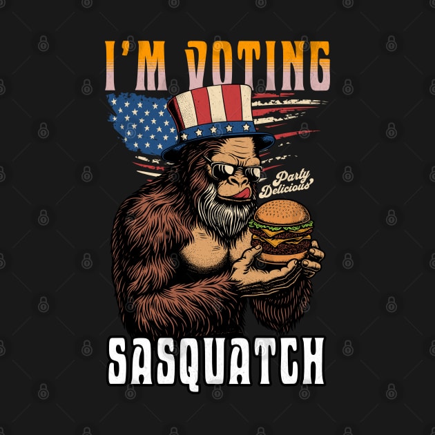 I'm Voting Bigfoot 2024 by VisionDesigner