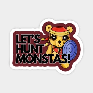 Let's Hunt Monsters - Tristan the Teddy Bear Magnet