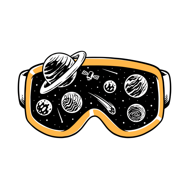 Galactic Skii Goggles by Expanse Collective