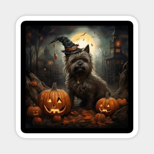 Halloween Cairn Terrier Magnet