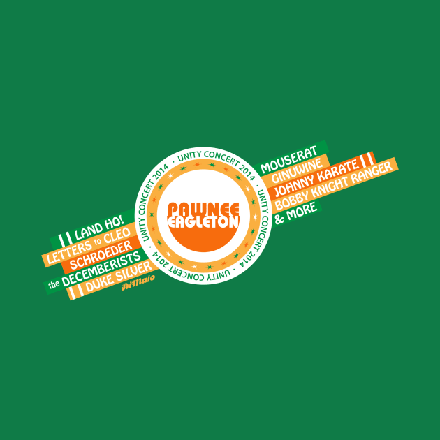 Pawnee Unity Concert Tee!! Little Sebastian TShirt TeePublic